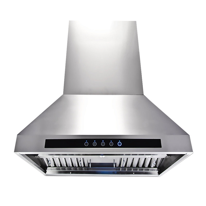 ProLine Range Hoods 36" 1200 CFM Ducted Island Range Hood in Brushed